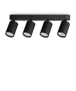 DYNAMITE PL4 LINEAR ROUND NERO IDEAL LUX – 371344