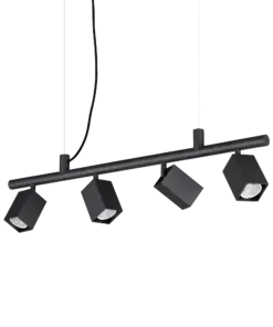 DYNAMITE SP4 SQUARE NERO IDEAL LUX – 371382