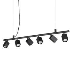 DYNAMITE SP6 SQUARE NERO IDEAL LUX – 371412