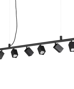 DYNAMITE SP6 SQUARE NERO IDEAL LUX – 371412