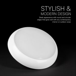 Πλαφονιέρα LED Στρογγυλή Φ320 Λευκή V-TAC CREE Chip 8W/16W/20W CCT 2700lm IP65 V-TAC – 801-24-6