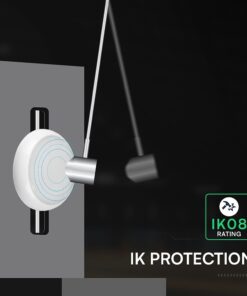 Πλαφονιέρα LED Στρογγυλή Φ320 Λευκή V-TAC CREE Chip 8W/16W/20W CCT 2700lm IP65 V-TAC – 801-24-6