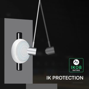 Πλαφονιέρα LED Στρογγυλή Φ320 Λευκή V-TAC CREE Chip 8W/16W/20W CCT 2700lm IP65 V-TAC – 801-24-6