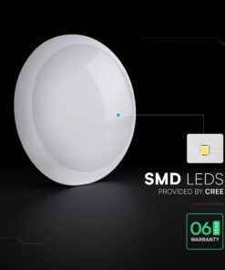 Πλαφονιέρα LED Στρογγυλή Φ320 Λευκή V-TAC CREE Chip 8W/16W/20W CCT 2700lm IP65 V-TAC – 801-24-6