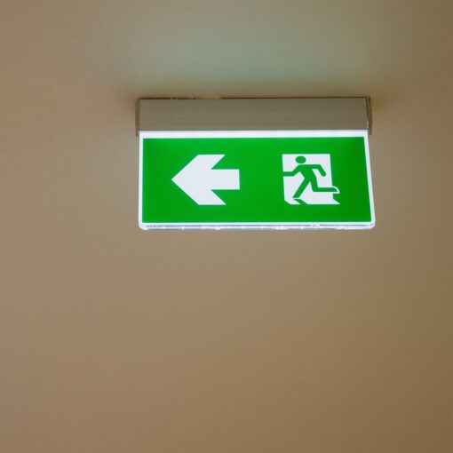 Φωτιστικό Ασφαλείας 2W LED Exit 3Hrs Cree CHIP Ψυχρό Λευκό 6000K V-TAC – 836-6