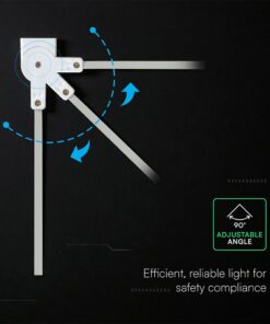 Φωτιστικό Ασφαλείας 2W LED Exit 3Hrs Cree CHIP Ψυχρό Λευκό 6000K V-TAC – 836-6