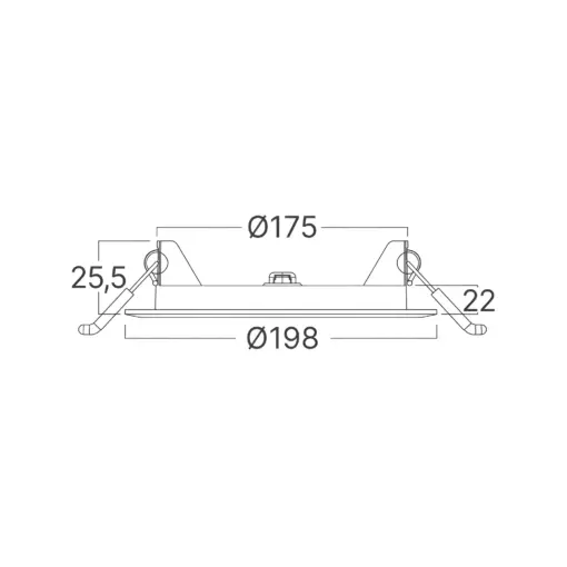 Φωτιστικό πάνελ 15W 1440lm 3000k Braytron – BP01-61500