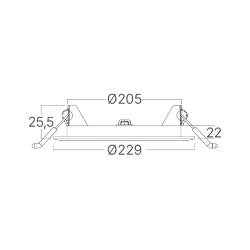 Φωτιστικό πάνελ 18W 1760lm 3000k Braytron – BP01-61800