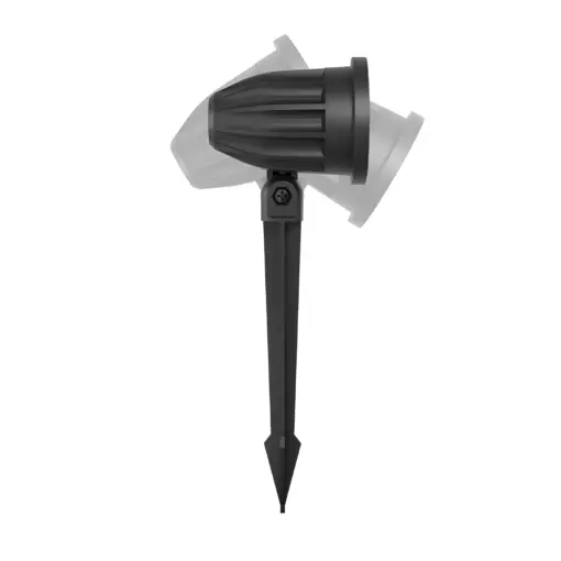 Φωτιστικό Καρφί Κήπου LED 7W 700lm 3000K Θερμό Λευκό IP65 Μαύρο Braytron BT25-00201