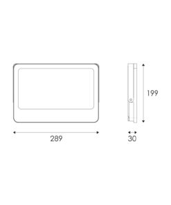 LED Προβολέας 150W ACA Μαύρος 120° 15.000lm Αδιάβροχος IP66 3000/4000/6500K CCT – N150CCT