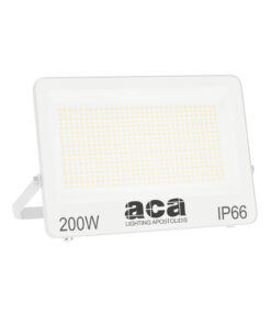 LED Προβολέας 200W ACA Λευκός 120° 20.000lm Αδιάβροχος IP66 3000/4000/6000K CCT – N200CCTW