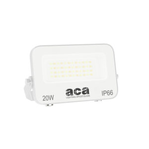 LED Προβολέας 20W ACA Λευκός 120° 2000lm Αδιάβροχος IP66 3000/4000/6000K CCT – N20CCTW