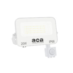 LED Προβολέας 20W Λευκός με Ανιχνευτή Κίνησης 2000lm CCT 3000/4000/6500K IP66 ACA – N20CCTWS