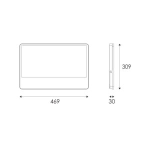 LED Προβολέας 400W ACA Μαύρος 120° 40.000lm Αδιάβροχος IP66 3000/4000/6000K CCT – N400CCT