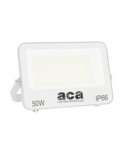 LED Προβολέας 50W ACA Λευκός 120° 5000lm Αδιάβροχος IP66 3000/4000/6000K CCT – N50CCTW
