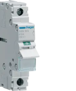 Ραγοδιακόπτης 1P 63Α Hager – SBN163