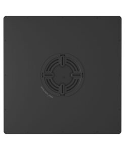 Πλαφονιέρα “Jade” slim 26W CCT Μαύρο 40×40 Braytron – BP07-10481