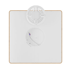 Πλαφονιέρα “Jade” slim 26W CCT Ξύλο 40×40 Braytron – BP07-10487