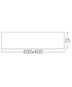 Πλαφονιέρα “Jade” slim 26W CCT Ξύλο 40×40 Braytron – BP07-10487