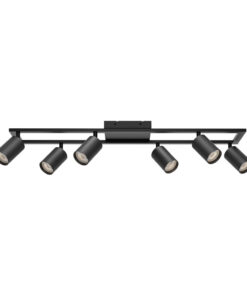 Φωτιστικό οροφής “Beta” με spot 6 x GU10 Μαύρο Braytron – BH04-00861