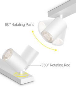 Φωτιστικό οροφής “Beta” με spot 6 x GU10 Λευκό Braytron – BH04-00860