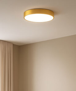 Πλαφονιέρα Blade 30w-36w-40w 3CCT Ø40cm Χρυσή Braytron – BH16-04386