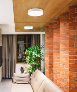 Πλαφονιέρα Blade 30w-36w-40w 3CCT Ø40cm Λευκή Braytron – BH16-04380