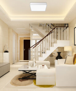 Πλαφονιέρα Blade 30w-36w-40w 3CCT, 40x40x6cm Λευκή Braytron – BH16-05380