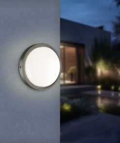 Απλίκα led “Bulkhead” 18w IP65 2020lm CCT, με ανίχνευση κίνησης Μαύρη Braytron – BC18-30781