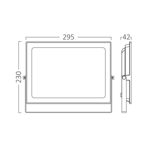 Προβολέας IP65 150w 13000lm 6500k (μαύρος) Braytron – BT60-39431
