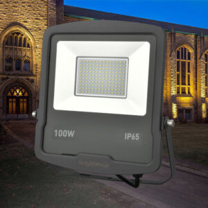 BRY-FLOOD-SL-100W-GRY-4000K-IP65-LED FLOODLIGHT Braytron – BT61-09112
