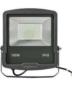 BRY-FLOOD-SL-100W-GRY-4000K-IP65-LED FLOODLIGHT Braytron – BT61-09112