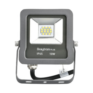 BRY-FLOOD-SL-10W-GRY-6500K-IP65-LED FLOODLIGHT Model: BT61-01032 Braytron – BT61-01032