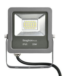 BRY-FLOOD-SL-20W-GRY-3000K-IP65-LED FLOODLIGHT Model: BT61-02002 Braytron – BT61-02002