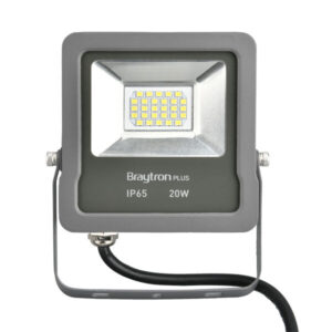 BRY-FLOOD-SL-20W-GRY-3000K-IP65-LED FLOODLIGHT Model: BT61-02002 Braytron – BT61-02002