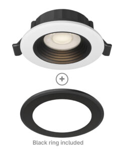 Σποτ Led 6.5W 3CCT RND IP20 Λευκό/Μαύρο Braytron – BD01-20181