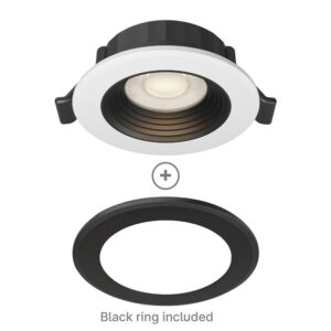 Σποτ Led 6.5W 3CCT RND IP20 Λευκό/Μαύρο Braytron – BD01-20181