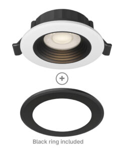 Σποτ Led 6.5W 3CCT RND Dimmable IP20 Λευκό / Μαύρο Braytron – BD01-60181