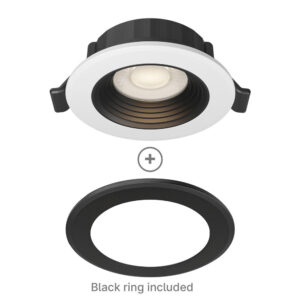 Σποτ Led 6.5W 3CCT RND Dimmable IP20 Λευκό / Μαύρο Braytron – BD01-60181