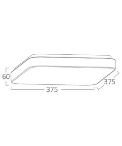 Πλαφονιέρα “JADE” 34W CCT Braytron – BH16-23380