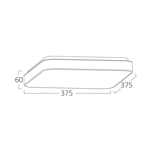 Πλαφονιέρα “JADE” 34W CCT Braytron – BH16-23380