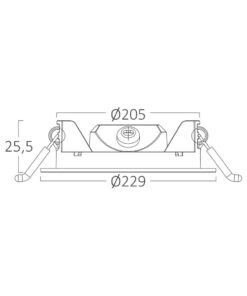 Φωτιστικό πάνελ 18W 1760lm CCT Braytron – BP01-61880