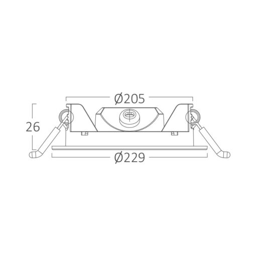Πάνελ 18w 3CCT Dimmable Λευκό Braytron – BP01-91880