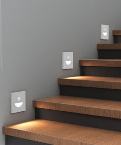 Απλίκα led “Step” 1,5w lm CCT Sensor Λευκή Braytron – BH07-00380