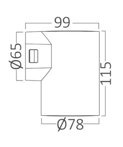 Απλίκα Vekta 9w IP65 900lm 3CCT IP65 Braytron – BG38-02482