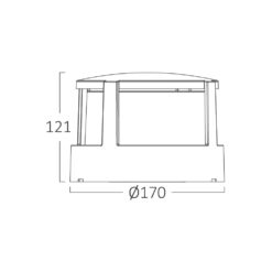 Φωτιστικό 15w IP65 1450lm CCT Braytron – BG38-01481