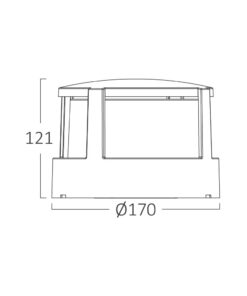 Φωτιστικό 15w IP65 1450lm CCT Braytron – BG38-01481