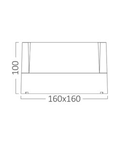 Απλίκα 15w IP65 1450lm 3CCT Braytron – BG38-01182