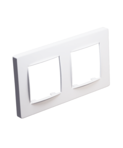 PRIME CLASSIC ΠΛΑΙΣΙΟ 2 ΘΕΣΕΩΝ IP20 ΛΕΥΚΟ ACA – 1000120101