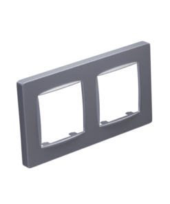 PRIME CLASSIC ΠΛΑΙΣΙΟ 2 ΘΕΣΕΩΝ IP20 ΜΑΤ ΑΛΟΥΜΙΝΙΟ ACA – 1000120103